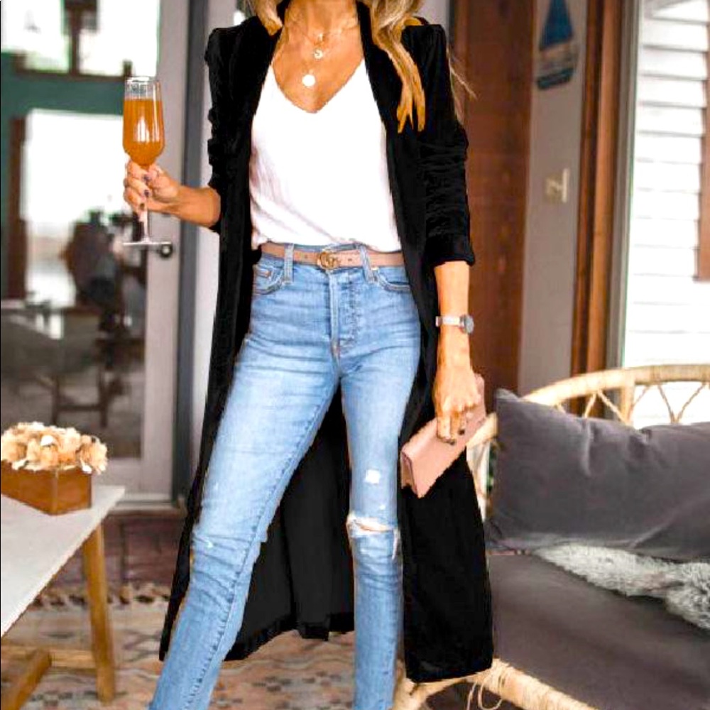 Fall Suede Hooded Light Trench Jacket